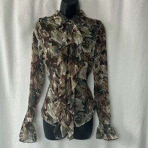 Walter Baker Ruffled top blouse S